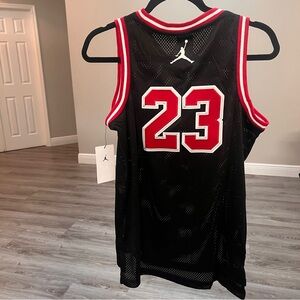 Jordan Black and Red Jersey with Number 23